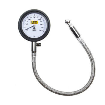 Auto Meter 2160 Tire Pressure Gauge White