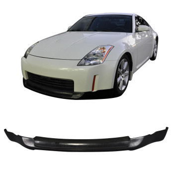 Front Bumper Lip Compatible With 20032005 Nissan 350Z Ings Style Pu Black Front Lip Spoiler Splitter By Ikon Motorsports 200