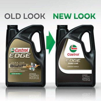 Castrol Edge Euro 0W40 A3B4 Advanced Full Synthetic Motor Oil 5 Quarts