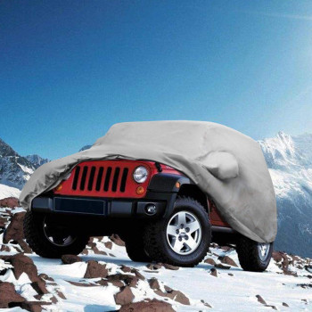 Leader Accessories Xtreme Guard Car Cover Waterproof Compatible For Jeep Wrangler 4 Door Car Cover Cj Yj Tj Jk