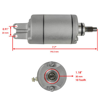 Caltric Starter Compatible With Honda Trx500 Trx 500 Fourtrax Foreman 20052009