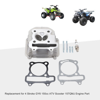 Goofit 574Mm Cylinder Head With Gasket For 4 Stroke Gy6 150Cc Atv Scooter 157Qmj Engine Part