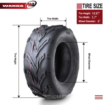 Wanda Set 2 Sport Atv Go Kart Tires 145706 4Pr P36110187