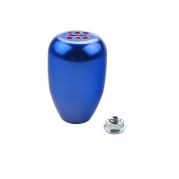 Dewhel 5 Speed Manual Shift Knob M10X15 Screw On Color Blue