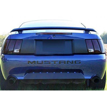 Subject 9 Fits Mustang Precut Vinyl Overlay Taillight Plus Tint With Reverse Cut Out 1999 2000 2001 2002 2003 2004 Dark