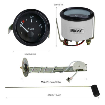 Rupse Fuel Sender Unit Boat Fuel Tank Sending Unit Fuel Water Level Sensor Stainless Steel Fuel Sender And Fuel Gauge For Boat C