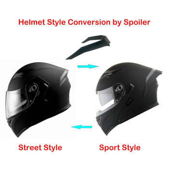 1Storm Motorcycle Modular Full Face Helmet Flip Up Dual Visor Sun Shield Hb89 Matt Black Size Xl