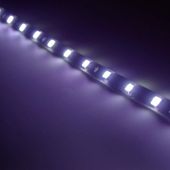 Hyada Dc 12V Waterproof 1Ft 12 Led Strip Underbody Light With 6 Inches Wires For Motor White Pack Of 6