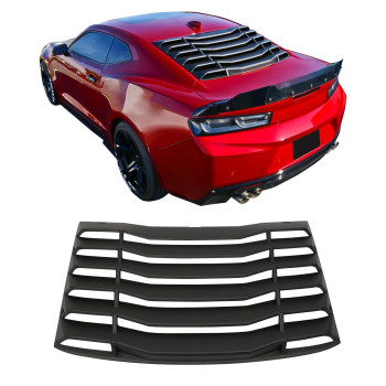 Windshield Louver Compatible With 20162022 Chevy Camaro Not Fit Convertible Ikon Style Rear Window Louvers Cover Sun Shade A