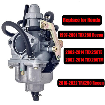 Aniro Moto Carburetor Replace For Honda Trx 250 Trx250 Recon Trx250Te Trx250Tm Atv Carb