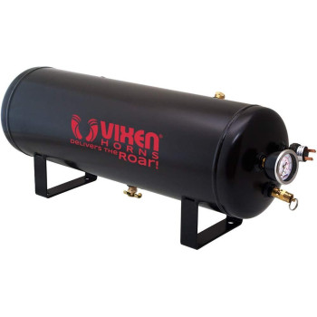 Vixen Horns 25 Gallon 95 Liter Trainair Horn Tank With 200 Psi Compressor Onboard Systemkit 12V Vxo8325