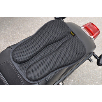 Skwoosh Passenger Pillion Iv Motorcycle Gel Rear Seat Pad With Breathable Cooling Mesh Fabric Made In Usa