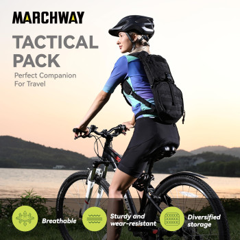 Marchway Tactical Molle Hydration Pack Backpack With 3L Tpu Water Bladder Military Daypack For Cycling Hiking Running Climbi