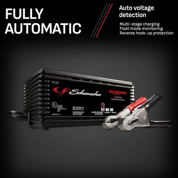 Schumacher Electric Battery Charger And Maintainer 2In1 Sc1319 Fully Automatic 15 Amp 6 Volt And 12 Volt For Car Power