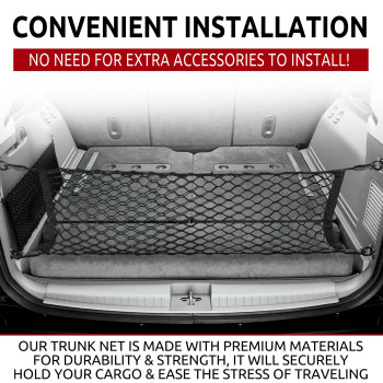 Envelope Style Trunk Cargo Net For Jeep Commander 2006 2007 2008 2009 2010