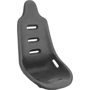 Jegs Pro High Back Race Seat Black Polyethylene 13 Lbs 17 Degree Back Angle 32250 In H X 21 In W X 20 In D