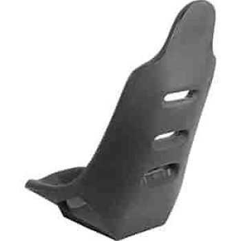 Jegs Pro High Back Race Seat Black Polyethylene 13 Lbs 17 Degree Back Angle 32250 In H X 21 In W X 20 In D