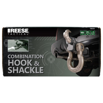 Reese Towpower 7089344 Tactical Combination Hook Shackle Receiver Mount