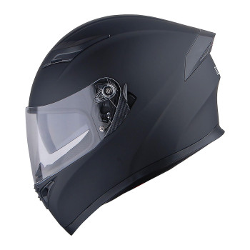 1Storm Motorcycle Street Bike Dual Visorsun Visor Full Face Helmet Mechanic Matt Black Size Medium 5556 Cm 217220 Inch