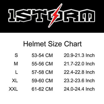 1Storm Motorcycle Street Bike Dual Visorsun Visor Full Face Helmet Mechanic Matt Black Size Medium 5556 Cm 217220 Inch