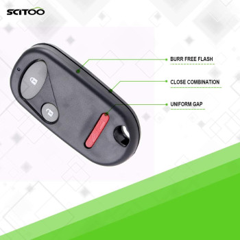 Scitoo 1 X Remotes Key Fob For Honda For Civic For Pilot 20012007 Nhvwb1U523 Nhvwb1U521 08E61S5D1M001