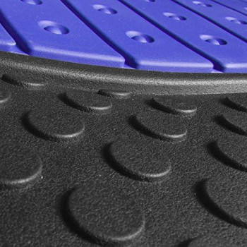 Fh Group Heavyduty Rubber Car Floor Mats Universal Fit Trimmable Climaproof For Sedans Suvs Trucks Blue