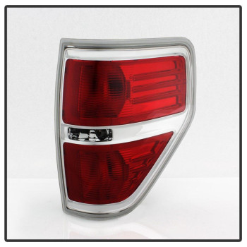 Acanii For 20092014 Ford F150 Styleside Pickup Truck Chrome Trim Tail Light Rear Brake Lamp Assembly Passenger Side