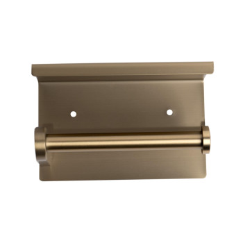 ALFI brand ABTPP66-BG Brushed Gold PVD Stainless Steel Toilet Paper Holder with Shelf