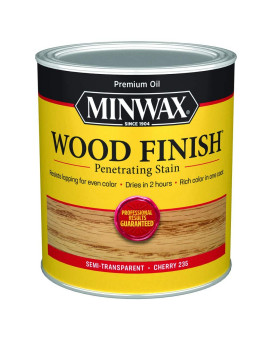 Qt Minwax 70009 Cherry Wood Finish Penetrating Oilbased Wood Stain