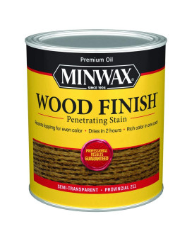 Qt Minwax 70002 Provincial Wood Finish Penetrating Oilbased Wood Stain