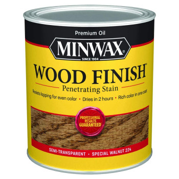 Qt Minwax 70006 Special Walnut Wood Finish Penetrating Oilbased Wood Stain