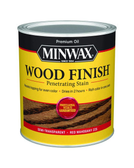 Qt Minwax 70007 Red Mahogany Wood Finish Penetrating Oilbased Wood Stain