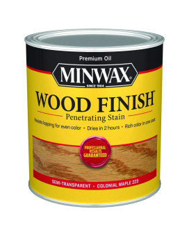 Qt Minwax 70005 Colonial Maple Wood Finish Penetrating Oilbased Wood Stain