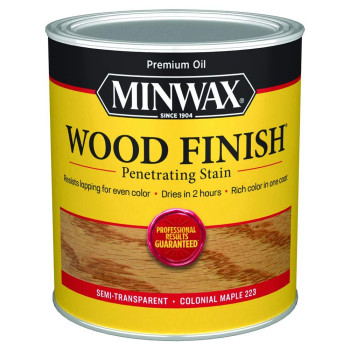 Qt Minwax 70005 Colonial Maple Wood Finish Penetrating Oilbased Wood Stain