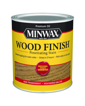 Qt Minwax 70047 Weathered Oak Wood Finish Penetrating Oilbased Wood Stain