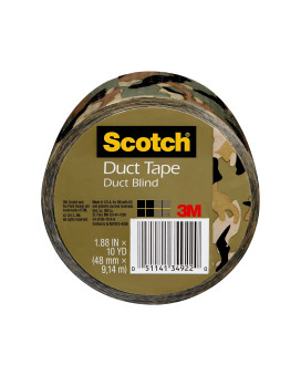 Scotch Duct Tape Camo 188 In X 10 Yd 1 Roll 910Cmoc