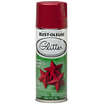 Rustoleum 268045 Specialty Glitter Spray 1025 Ounce Pack Of 1 Red