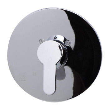 ALFI brand AB3001-PC Polished Chrome Shower Valve Mixer with Rounded Lever Handle