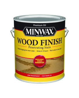 Minwax 710800000 Finish Penetrating Interior Wood Stain Gallon 250 Voc Fruitwood