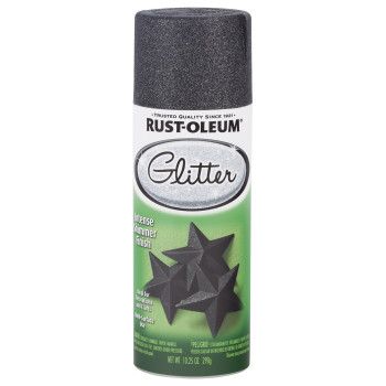 Rustoleum 299424 Specialty Glitter Spray Paint 1025 Oz Midnight Black