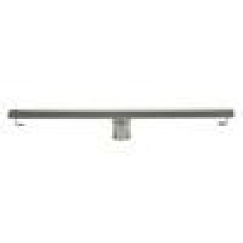 ALFI brand ABLD24B-BSS 24 Modern Brushed Stainless Steel Linear Shower Drain with Solid Cover