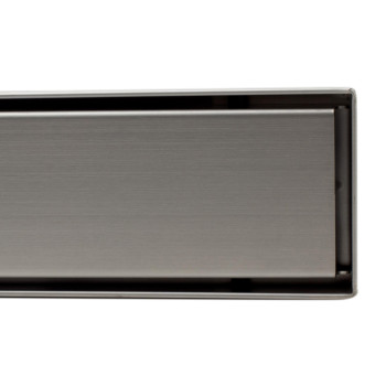 ALFI brand ABLD32B-BSS 32 Modern Brushed Stainless Steel Linear Shower Drain with Solid Cover