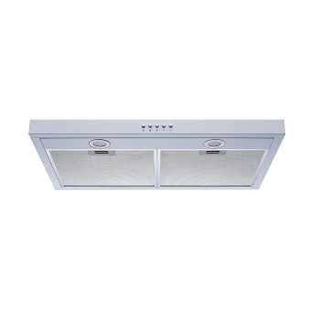 Winflo 30 In Convertible Under Cabinet Range Hood In White With Mesh Filters And Push Buttons