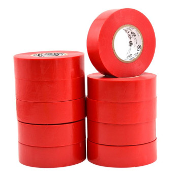 Wod Etc766 Professional Grade General Purpose Red Electrical Tape Ulcsa Listed Core Vinyl Rubber Adhesive Electrical Tape 1 I