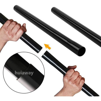 Huiaway 3 Pcs 125Inch 32Mm Vacuum Extension Wand 1 14 Plastic Wand Pipe For Vacuum Cleaner Replacement Tubes Extend To 146