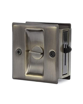 Homotek Privacy Sliding Door Lock With Pull Replace Old Or Damaged Pocket Door Locks Hardware Quickly And Easily 234 X21