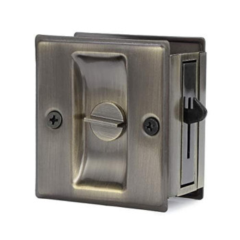 Homotek Privacy Sliding Door Lock With Pull Replace Old Or Damaged Pocket Door Locks Hardware Quickly And Easily 234 X21