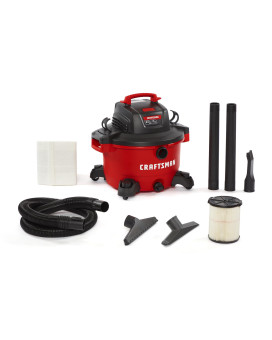 Craftsman Cmxevbe17594 12 Gallon 60 Peak Hp Wet Dry Vac Portable Shop Vacuum Wet And Dry With Filter Dust Bag Hose And Attac