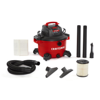 Craftsman Cmxevbe17594 12 Gallon 60 Peak Hp Wet Dry Vac Portable Shop Vacuum Wet And Dry With Filter Dust Bag Hose And Attac