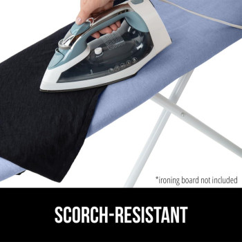 Gorilla Grip The Original Ironing Board Cover Silicone Coating Full Size Scorch Resistant Padding Elastic Edge Heavy Duty Ir